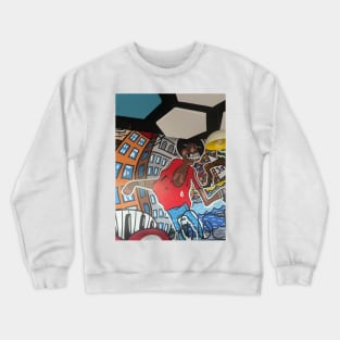 A wall art in a Nairobi Apartment,Kenya Crewneck Sweatshirt